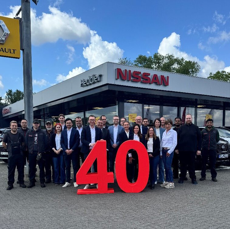 40 Jahre Heddier Gruppe – das Team feiert das Jubiläum
