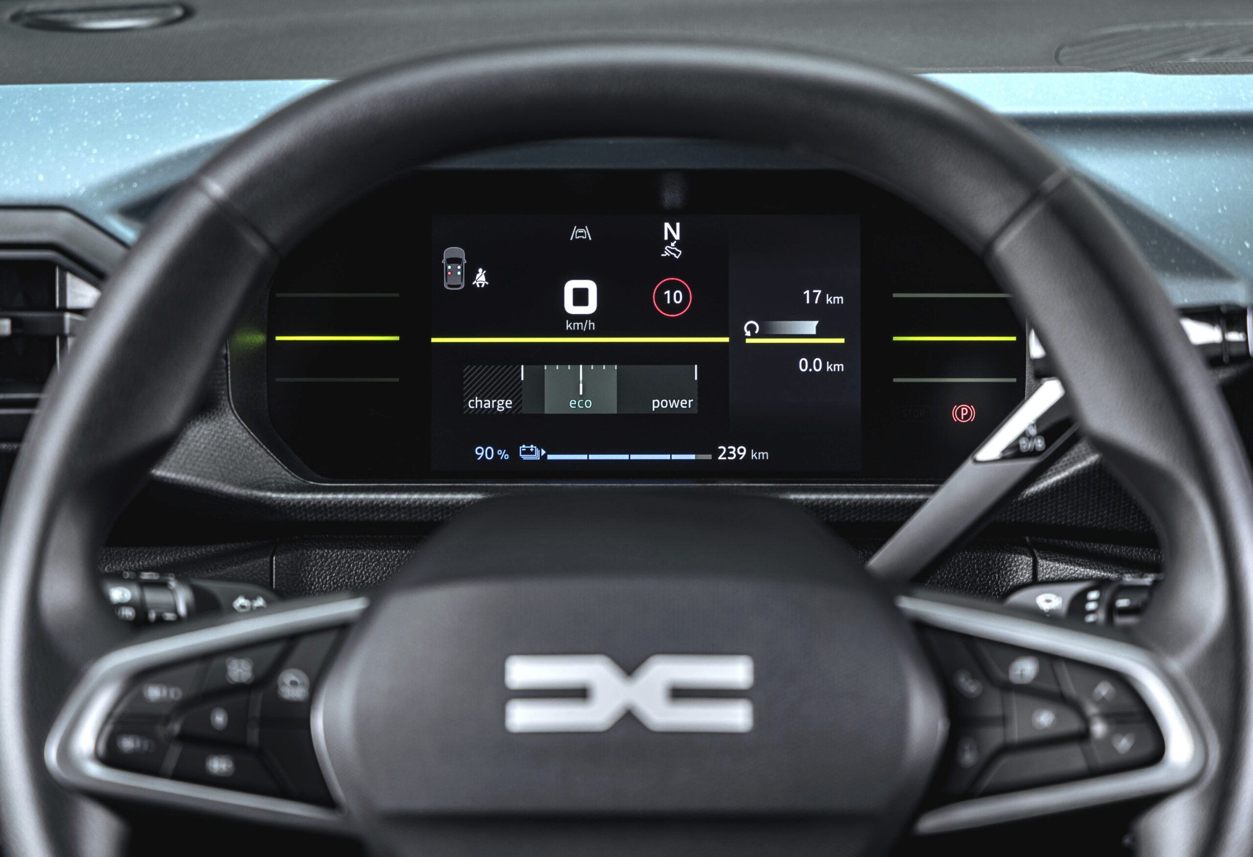 Dacia Neuer Spring Cockpit mit 7-Zoll-Fahrinfodisplay